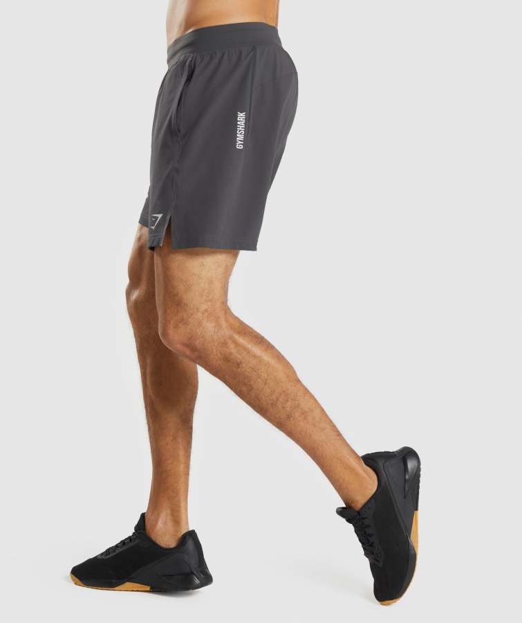 Pantaloni Scurți Funcționali Apex 8" Onyx Grey Gymshark