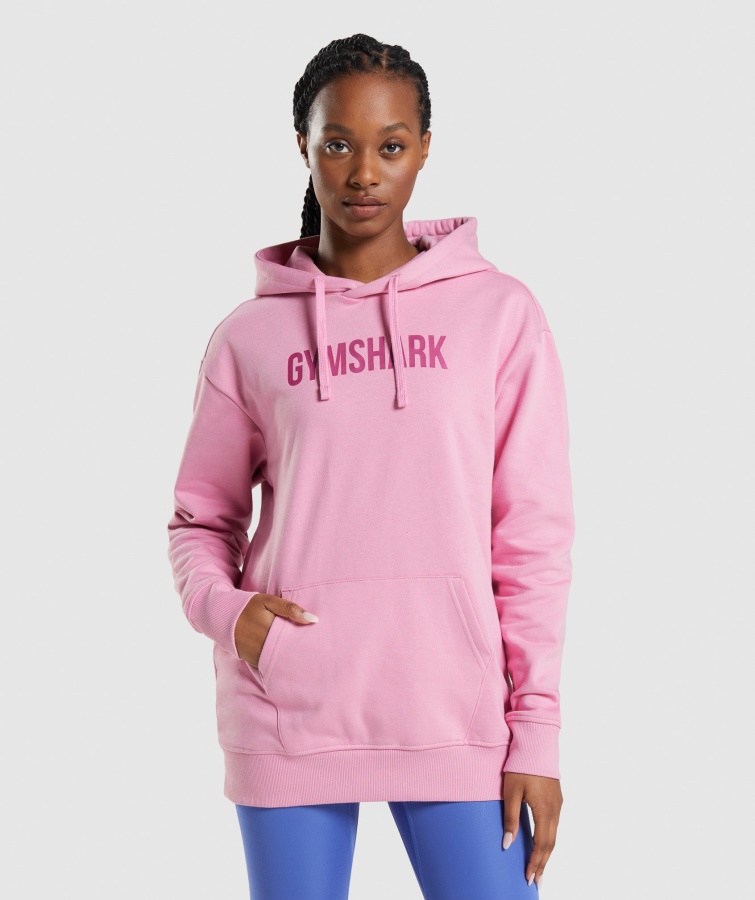 Hanorac Supradimensionat Gymshark Apollo Sorbet Roz