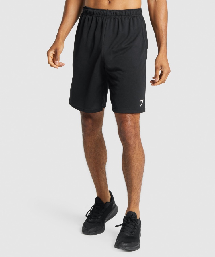 Pantaloni Scurți Tricotați La Sosire Neagră Gymshark