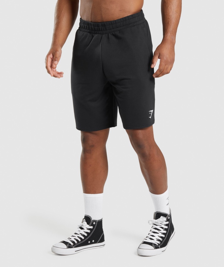 Pantalon Scurt Gymshark Negru Critic De 9".