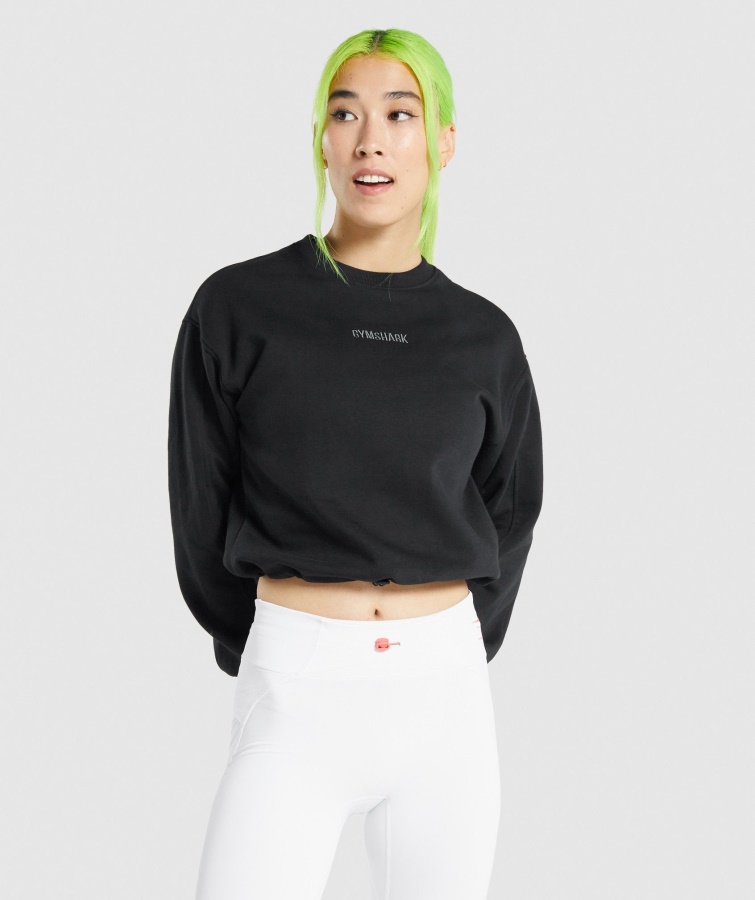 Pulover Negru Gymshark