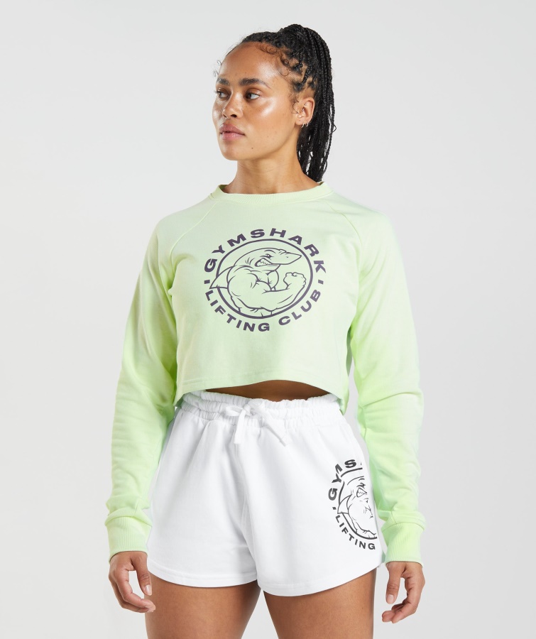 Pulover Decupat Gymshark Castravete Verde