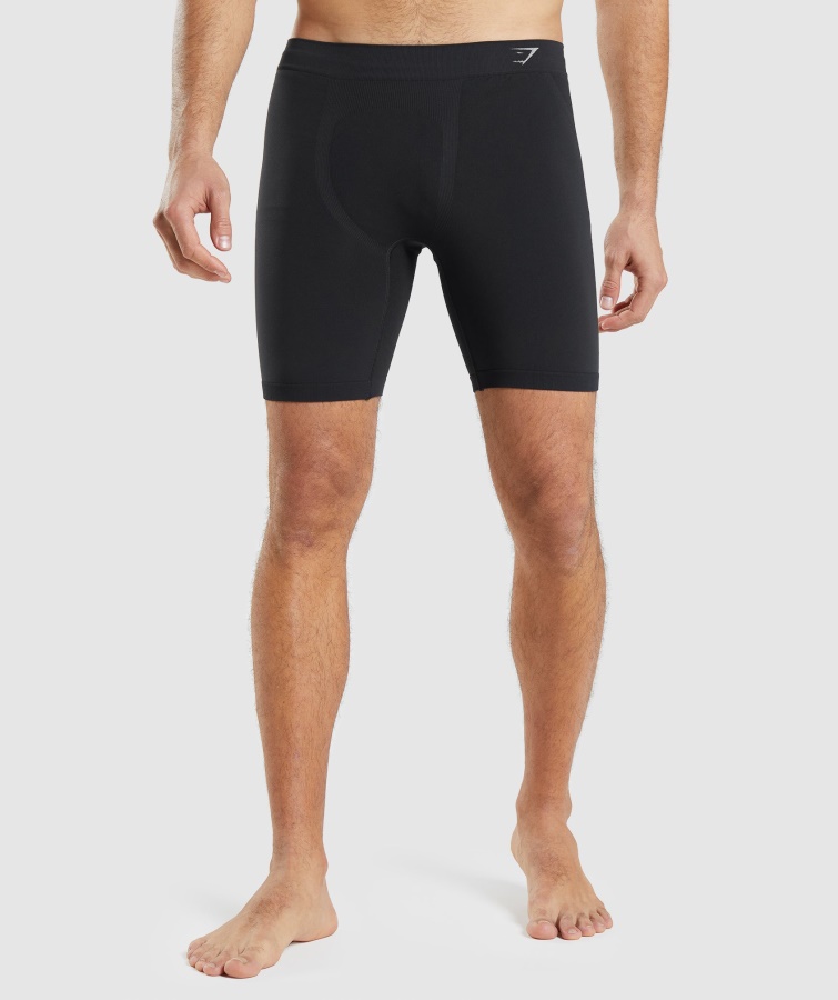 Boxer Hibrid Gymshark Negru-gri Deschis