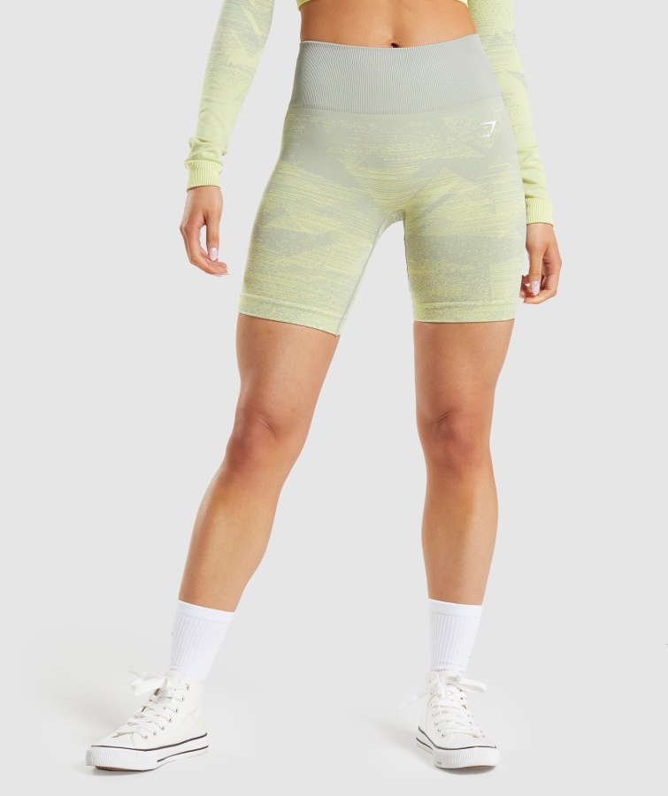 Gymshark Triunghi-taupe Gri Adapt Ombre Pantaloni Scurți Fără Sudură