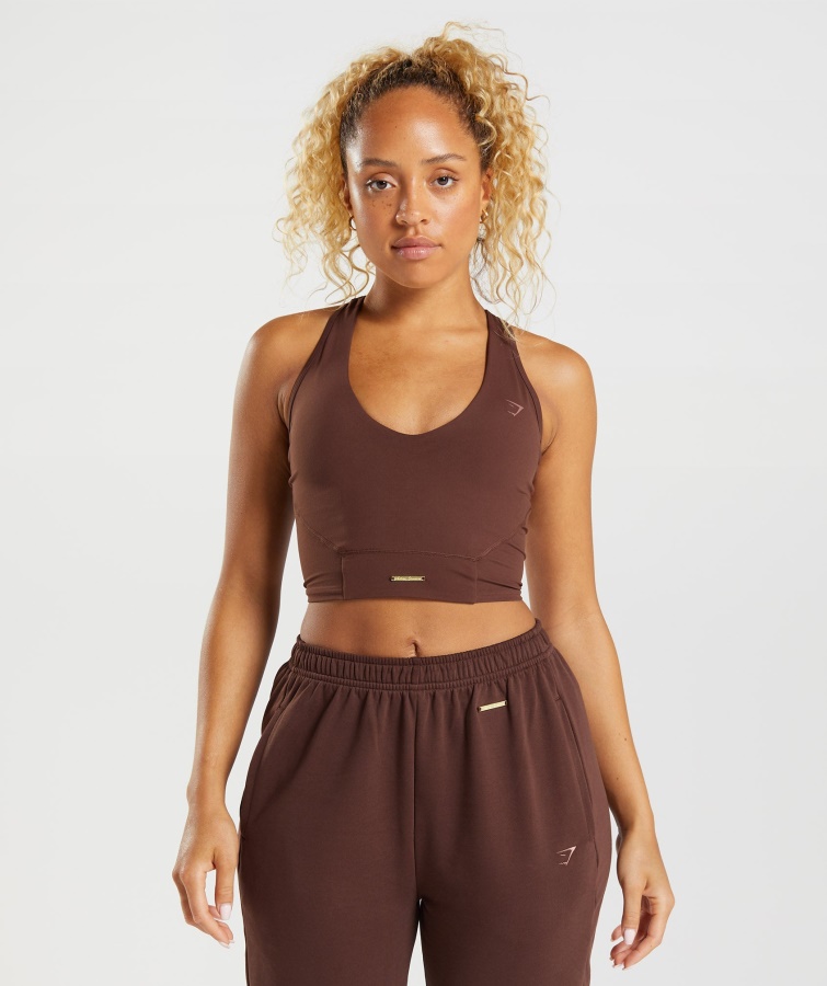 Gymshark Whitney Crop Tank Reaprinde Maro
