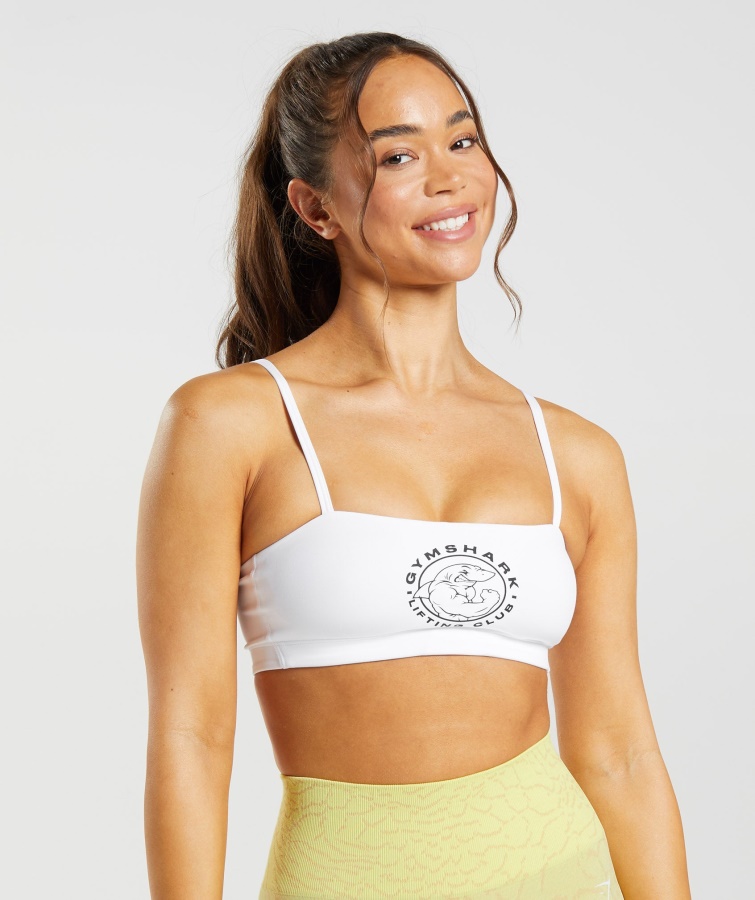 Sutien Bandeau Legacy Gymshark Alb