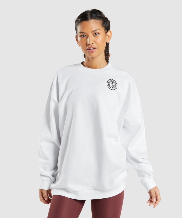 Hanorac Grafic Legacy Gymshark Alb